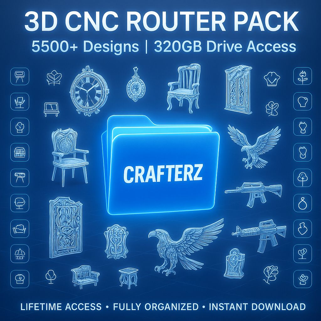 CNC router STL files, CNC woodworking bundle, 3D relief STL pack, CNC furniture designs, CNC router models, bas relief CNC files, CNC door panels STL, CNC jewelry STL, CNC dragon design, CNC woodworking patterns, CNC STL collection, decorative CNC router files, furniture CNC carving, CNC router digital download, CNC panel STL designs, CNC router bundle with license, buy CNC router designs online, CNC router 3D models pack, CNC woodworking templates, CNC router commercial use.

