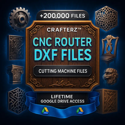 CNC Router DXF Files, Cutting Machine Files Bundle, CNC Cutting Designs, DXF Files for CNC Routers, Laser Cutting DXF Files, 200,000+ CNC Files, Professional CNC Design Files, CNC Project Files for Sale, Digital Cutting Machine Files, Commercial CNC Router Files, 3D Models for CNC Cutting, DIY CNC Projects, CNC Router Laser Cutting Bundle, CNC Engraving Files Collection, DXF Files for Laser Cutting, CNC Files for Woodworking, CNC Laser Cutting Designs, Premium CNC File Collection, CNC Router Art Designs, Ar